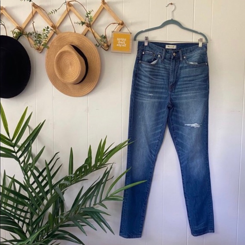 Madewell rigid high rise skinny jeans 29 tall